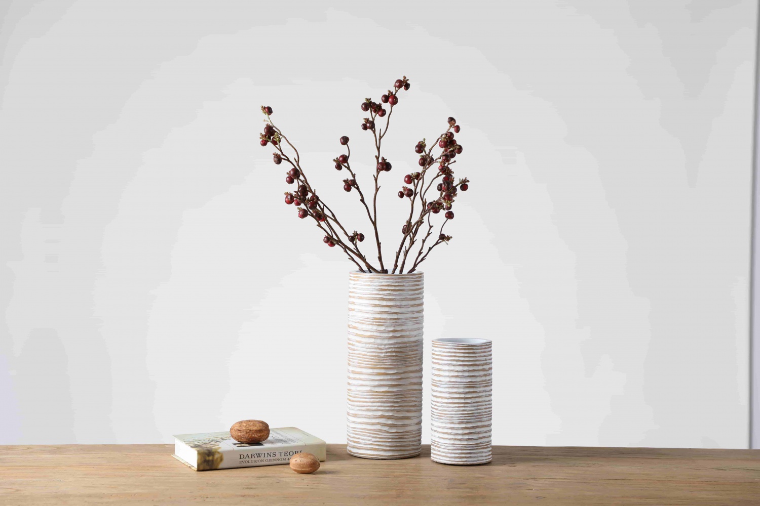 Simple Retro Vase Crafts Handmade Simple Home Decoration Art Vase Cylindrical Flower Vases For Home Decor