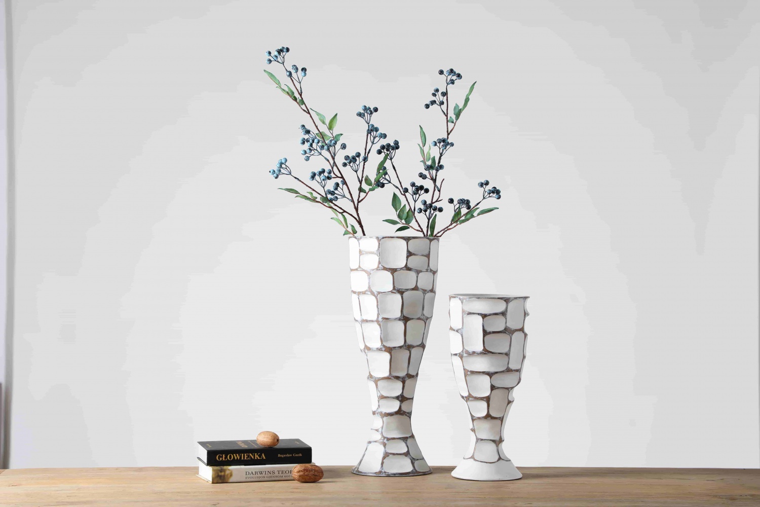 Elegance white wedding centerpiece white vase art decoration resin vase home decor vases for home decor