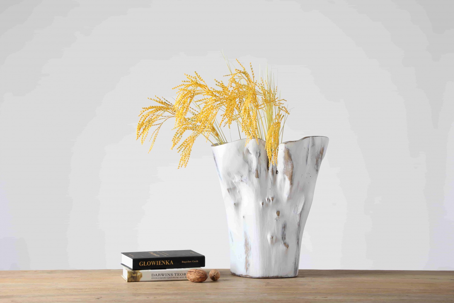 Cheap Price Home Goods Decorative Branch Shape Design White Vase Decor
