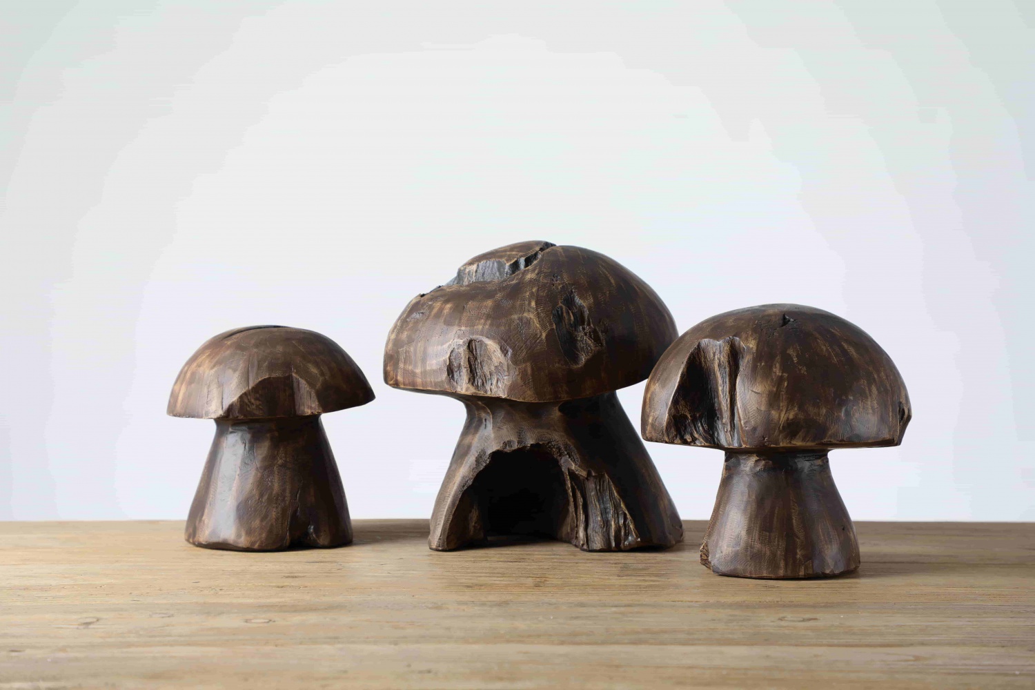 Resin Craft Statue Art Creative Retro Antique Resin Mushroom Statue