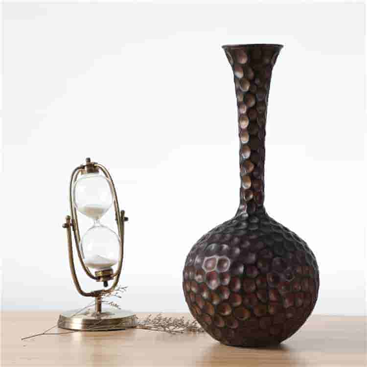 Modern Large Decorative Standing Tall Floor Vases Handmade Black Living Room Decoration Home Modern Floor Vase
