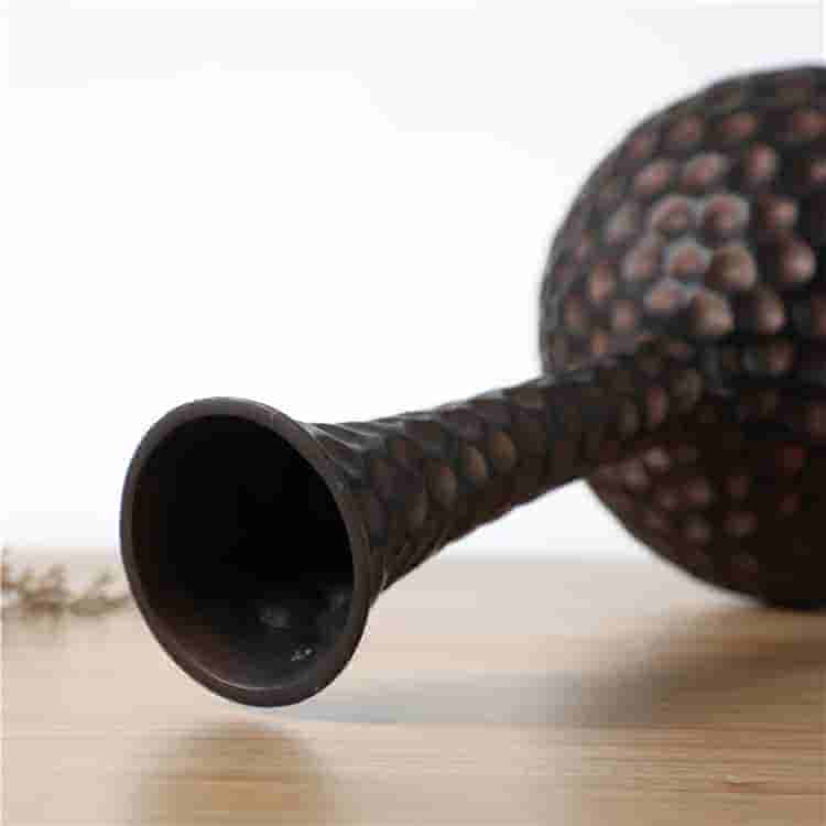 Modern Large Decorative Standing Tall Floor Vases Handmade Black Living Room Decoration Home Modern Floor Vase