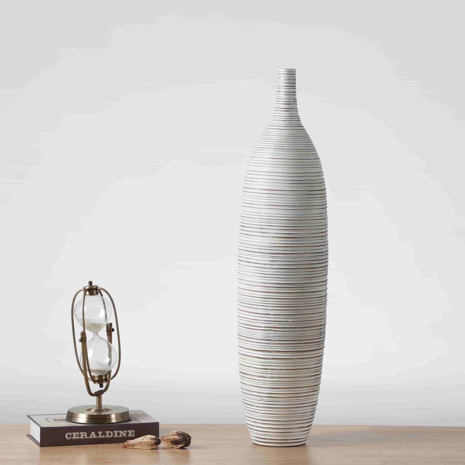 Modern Home Decor Wedding Centerpieces Resin Vase Handmade Designs White Floor Flower Vase