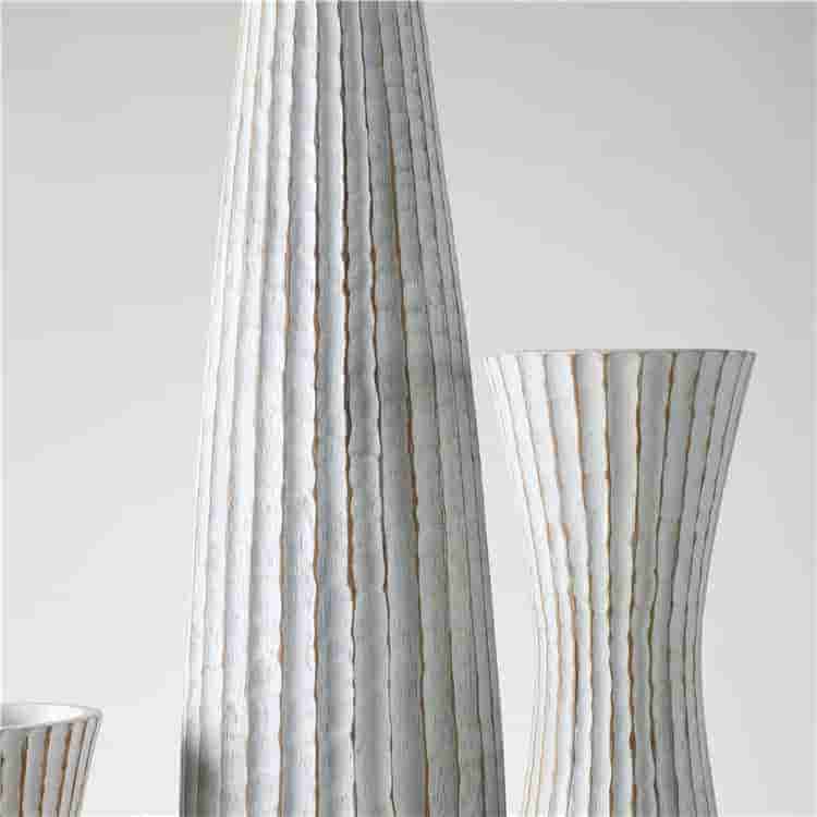 Classic Home Decoration Flower Vases White Big Large Floor Vases Resin Flower Vase For Living Room