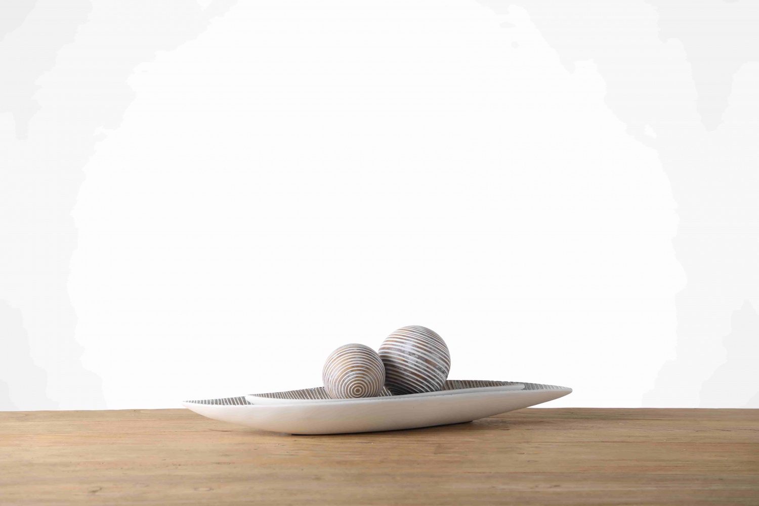 New Product Elegant Pretty Abstract Multi-size Vein Tray Resin Plate With Ball