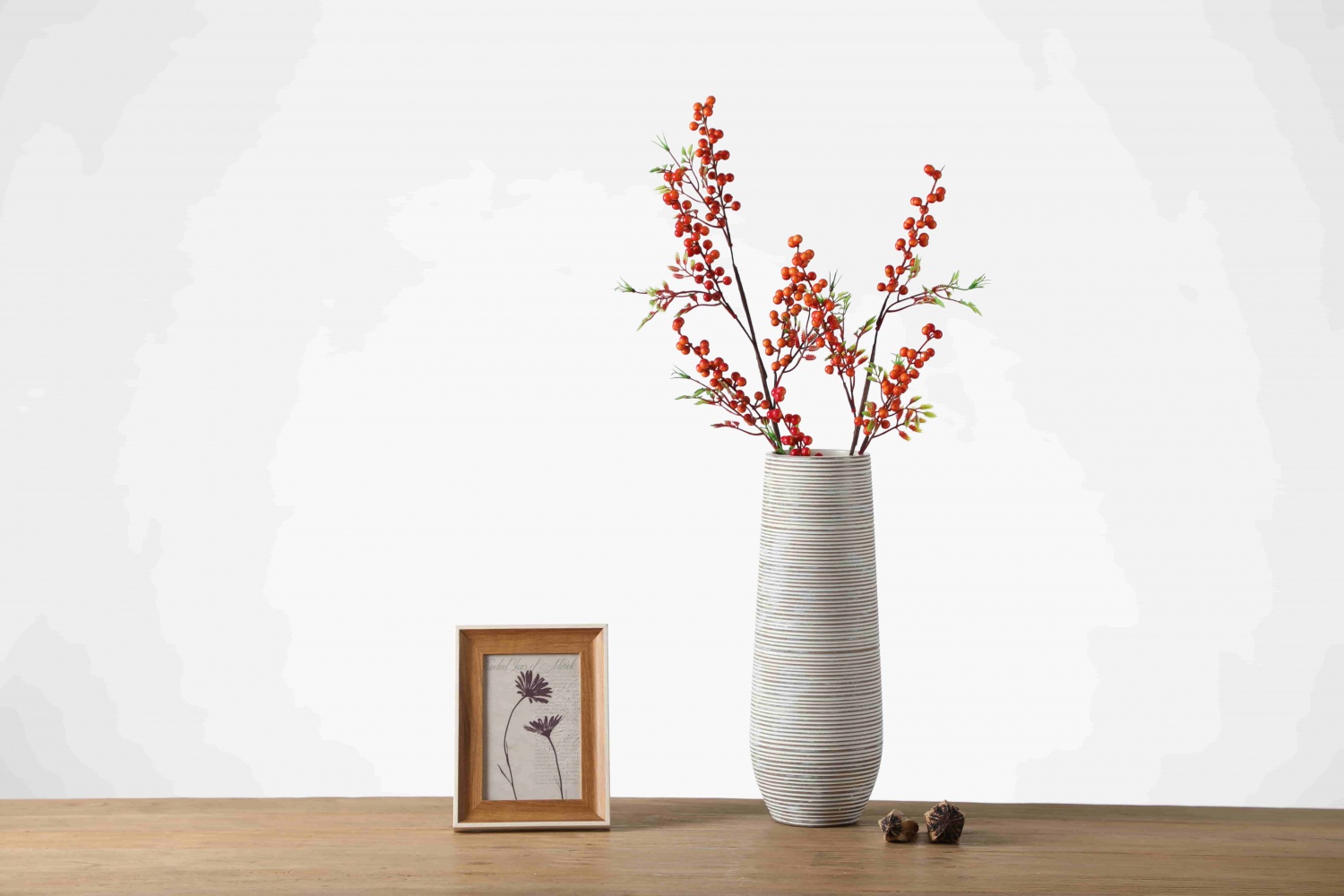 wholesale rustic style gift resin vase for home decoration