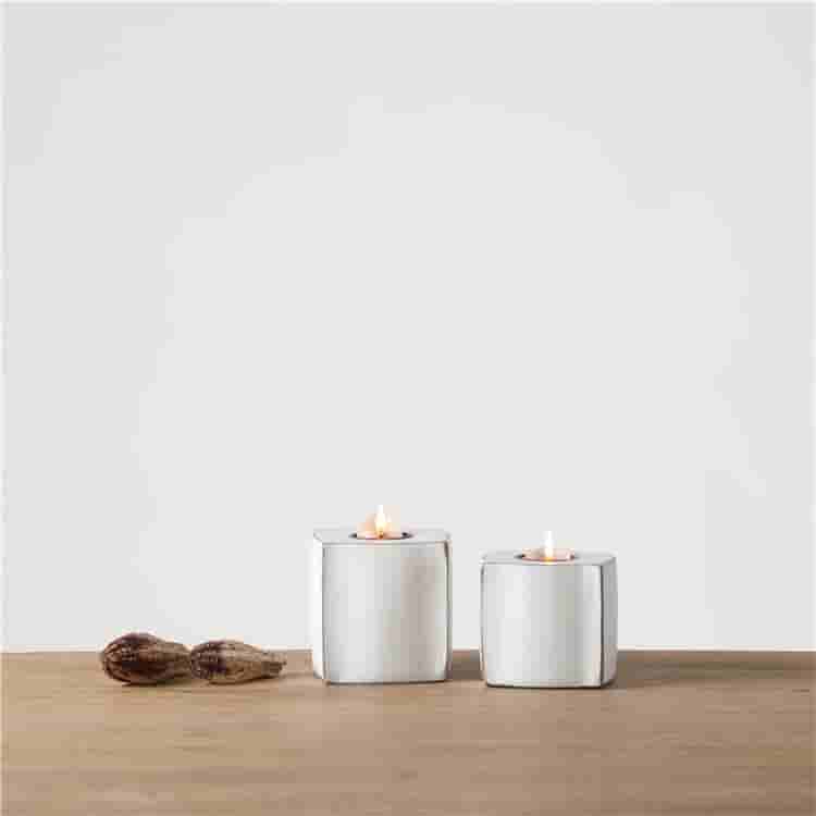 New product creativity modern antique design white resin crafts gift decorative candle holder