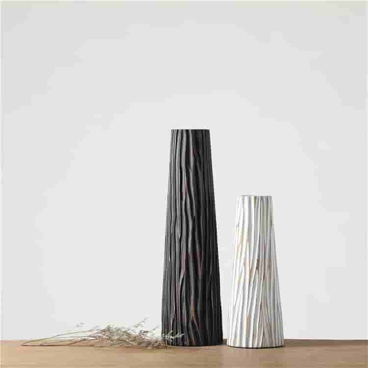 Luxury living room decor accessories pieces resin gifts & crafts modern hotel decorative vases resin flower vases set
