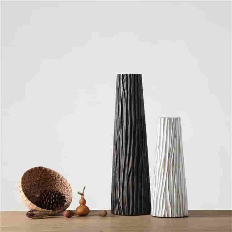 Luxury living room decor accessories pieces resin gifts & crafts modern hotel decorative vases resin flower vases set