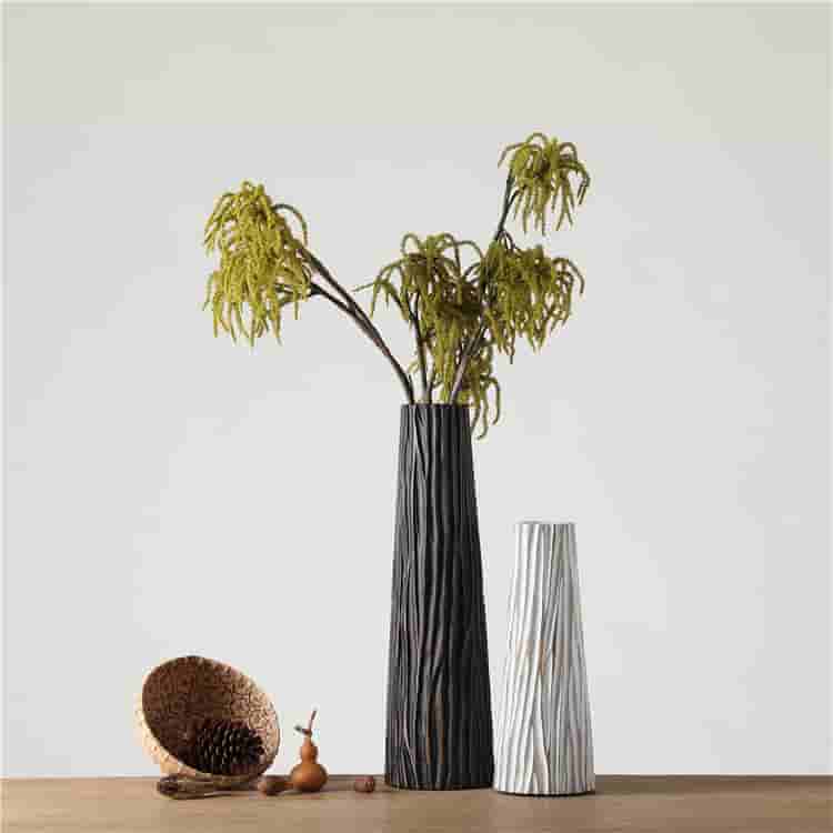 Luxury living room decor accessories pieces resin gifts & crafts modern hotel decorative vases resin flower vases set