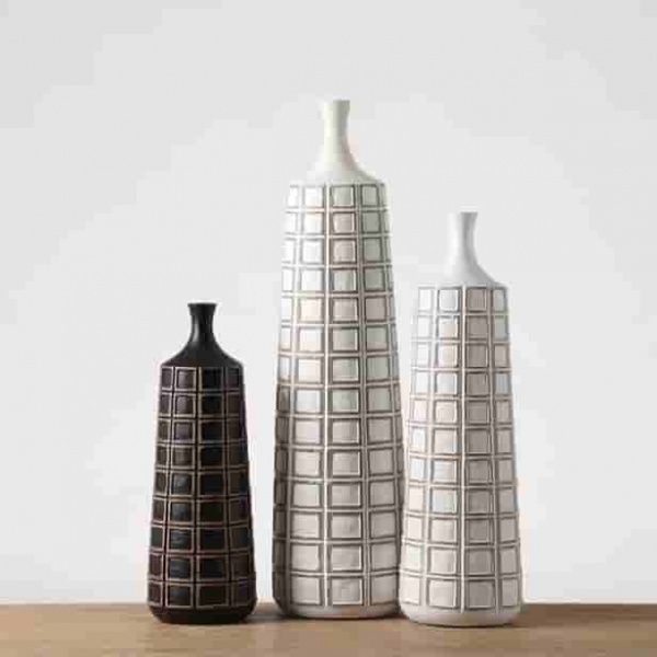 New trendy table accessories wedding decor vase art nordic home decoration white vase for home decor
