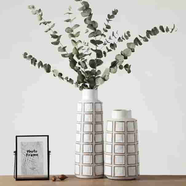European style polyresin vase crafts modern simple living room flower arrangement handicraft ornament resin flower vase