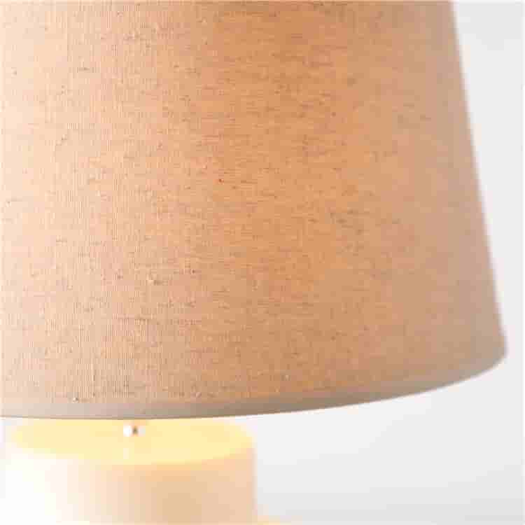 Top sale hotel living room elegant grid relief pattern resin vintage table lamps for home decor