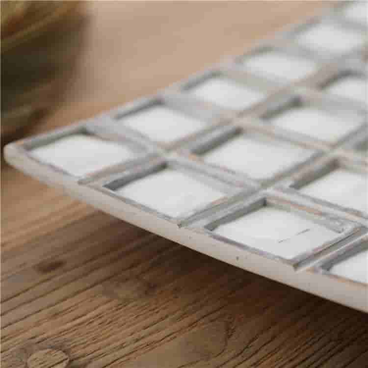 Retro Nordic style table resin crafts decoration resin storage tray with candle holder
