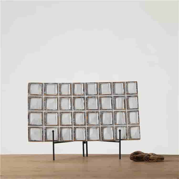 Retro Nordic style table resin crafts decoration resin storage tray with candle holder