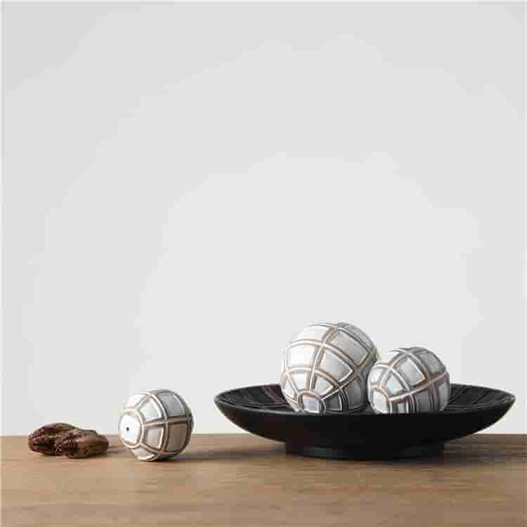 Best Sell Polyresin Crafts Luxury Living Room Table Decoration Resin Tray With Candle Holder