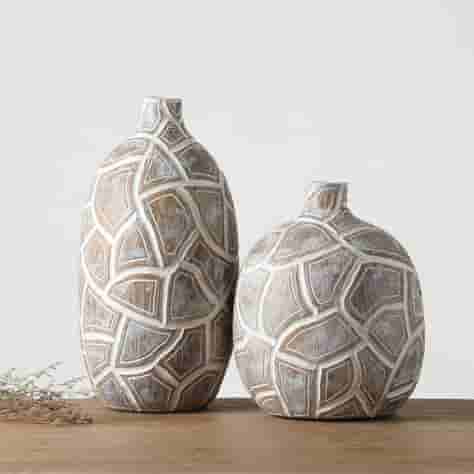 Minimalist Ins Home Decoration Interior Accessories Table Top Vase Resin Crafts Flower Vase For Home Decor