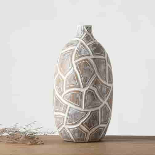 Minimalist Ins Home Decoration Interior Accessories Table Top Vase Resin Crafts Flower Vase For Home Decor