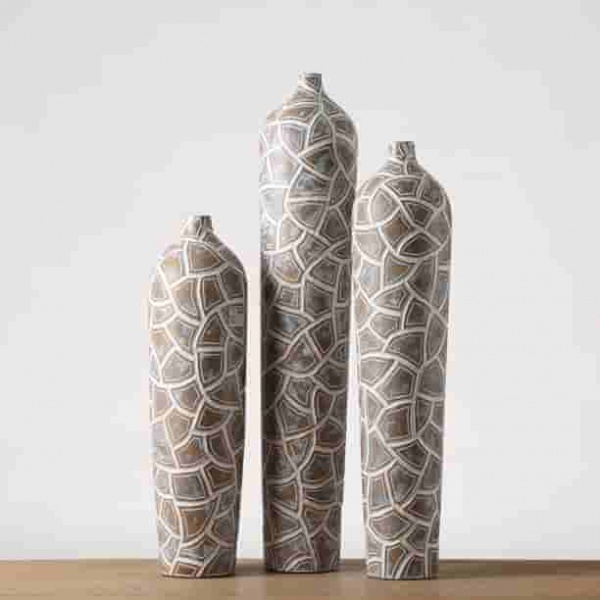 Chaozhou resin vases nordic decoration ornaments gifts crafts home decor flower vase