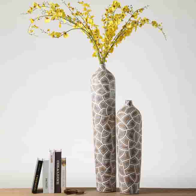 Chaozhou resin vases nordic decoration ornaments gifts crafts home decor flower vase