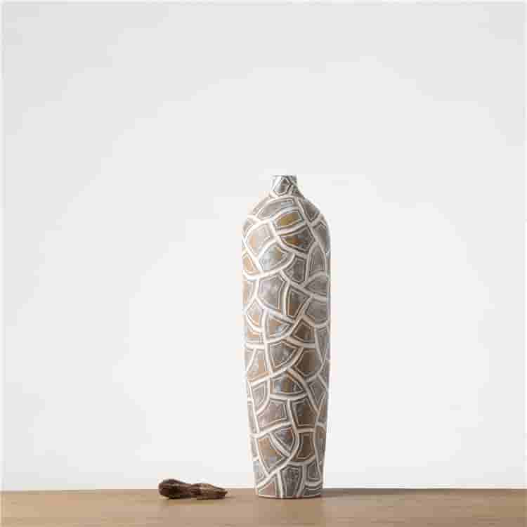 Chaozhou resin vases nordic decoration ornaments gifts crafts home decor flower vase
