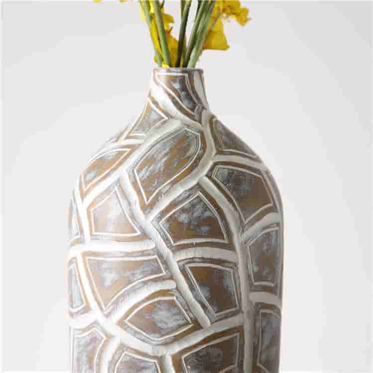 Chaozhou resin vases nordic decoration ornaments gifts crafts home decor flower vase