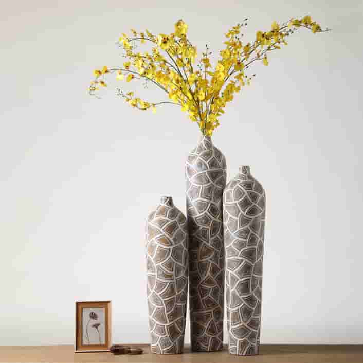 Chaozhou resin vases nordic decoration ornaments gifts crafts home decor flower vase