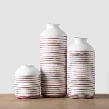 Modern Nordic Home Decor Resin Crafts Vase Table Top Handmade Art Vase For Home Decor