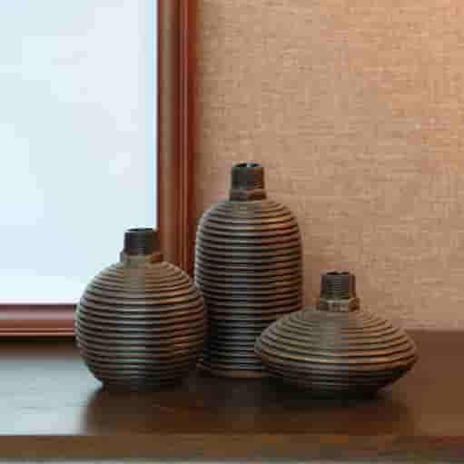 High quality retro style polyresin home decoration gifts vase crafts table top resin flower home decor vase