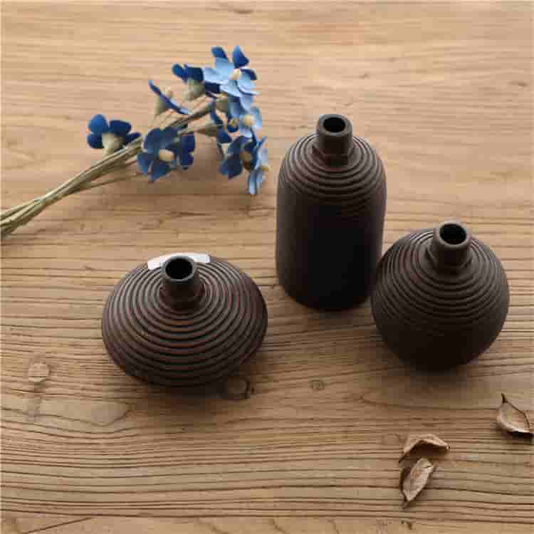 High quality retro style polyresin home decoration gifts vase crafts table top resin flower home decor vase