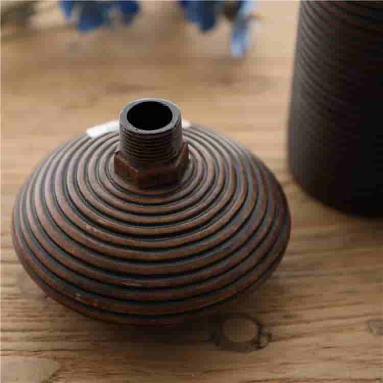 High quality retro style polyresin home decoration gifts vase crafts table top resin flower home decor vase