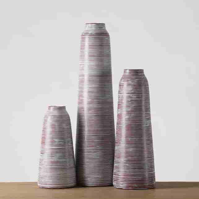New product modern home decor antique design polyresin vases table top resin crafts flower vase for home decor