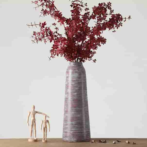 New product modern home decor antique design polyresin vases table top resin crafts flower vase for home decor