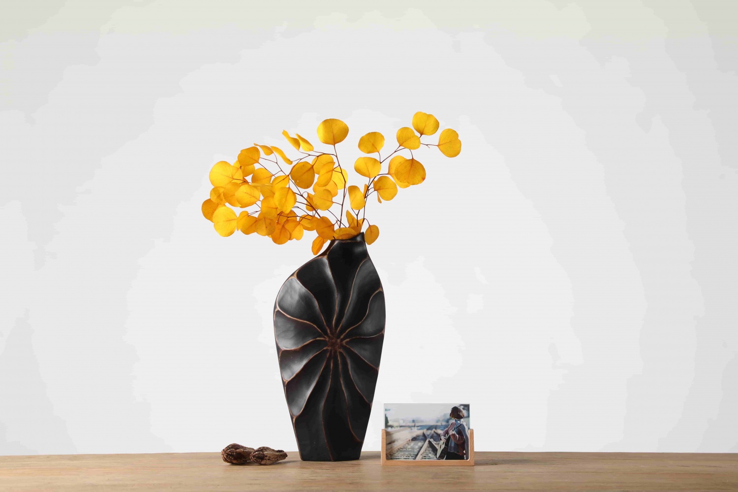 Nordic Style Handmade Resin Crafts Vase Decor Tabletop Decorations Vase Home Decor Ornamental Flower Arrangement Vase