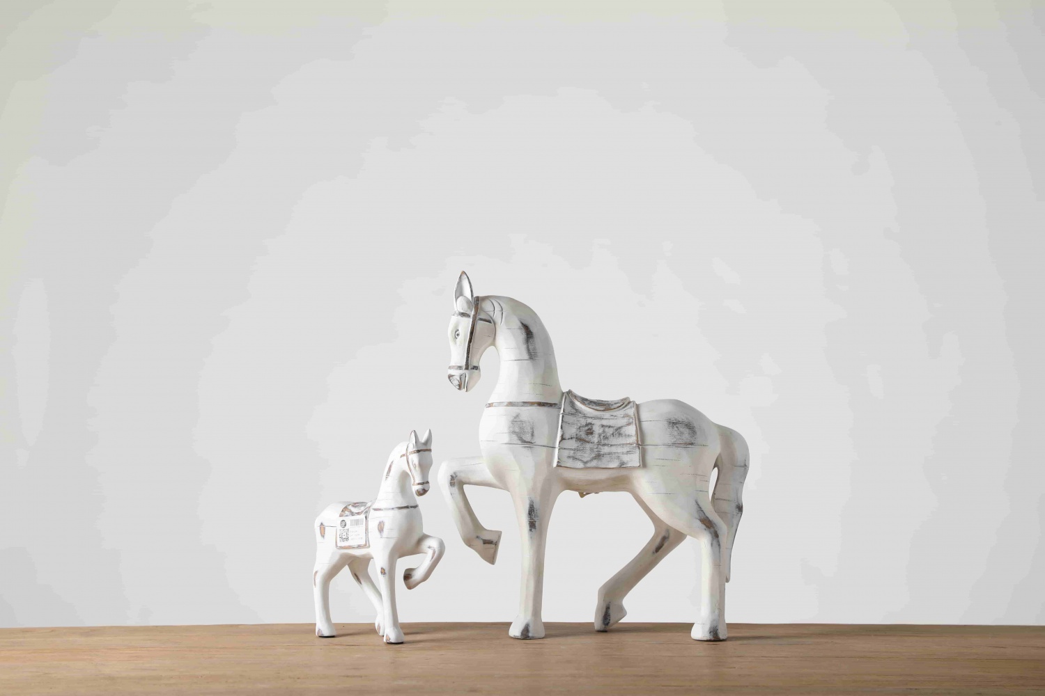 Nordic modern decoration resin crafts ornaments office living room white horse animal table ornament home decoration