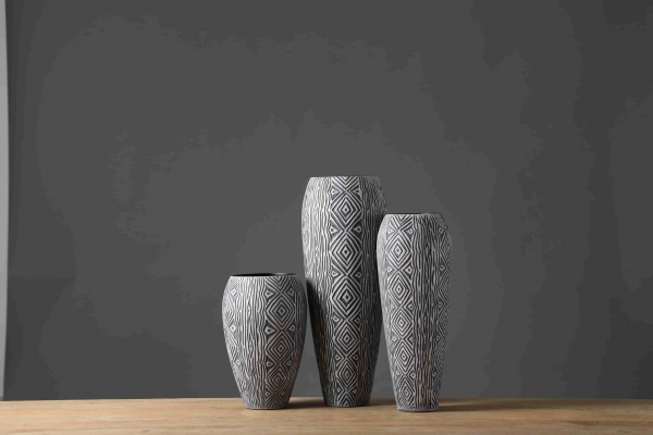 European style simple style handmade decorative goods gifts & crafts resin vase table top decoration nodic vases for home decor