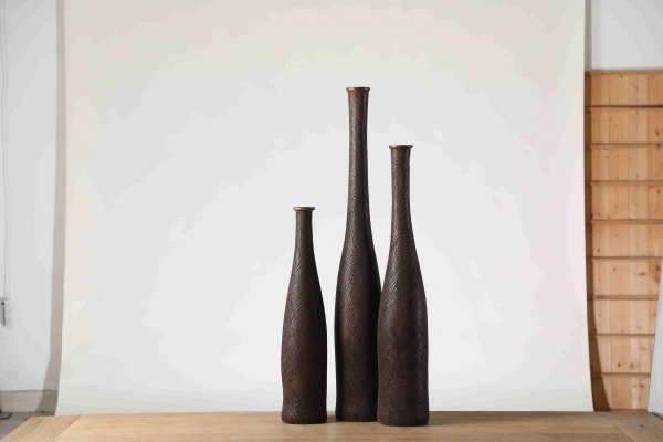 Nordic style retro design resin crafts large decorative standing tall vase large flower floor vase for home decor
