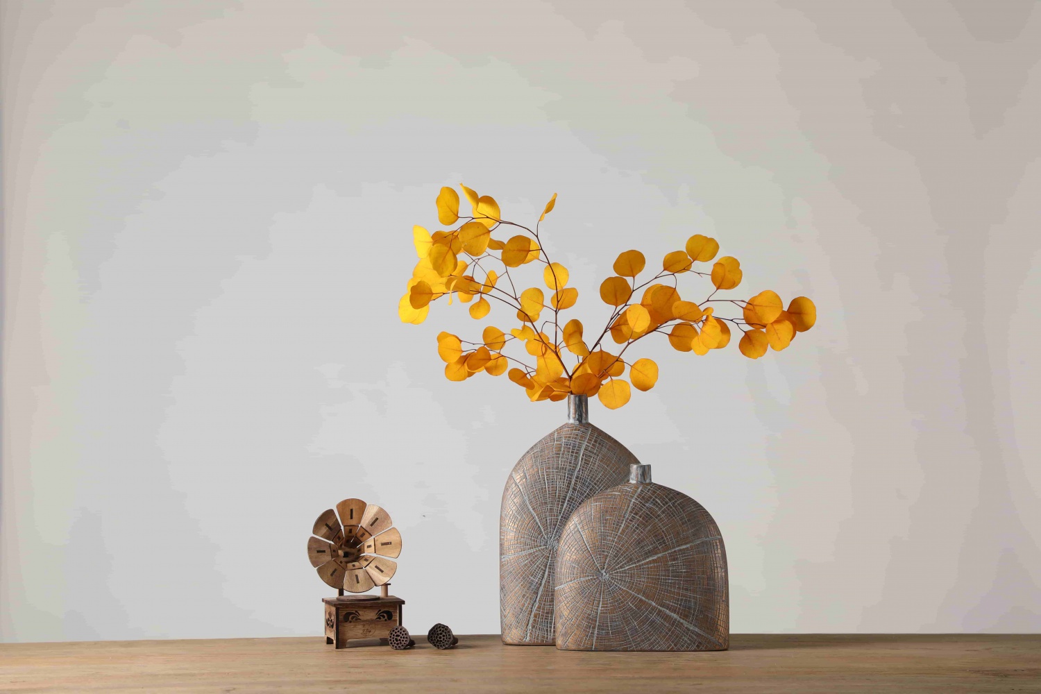 Resin Nordic Vase Retro Home Decor Accessories Resin Vases Living Room Home Decoration Flower Vase