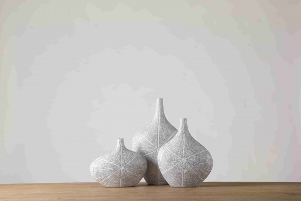 European Wedding Decorative Flower Vase Handmade Modern Table Decoration Nordic Resin Vase For Home Decor