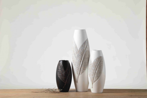 New Design Nordic Tall White Vase Retro Art Vase Decor Large Floor Vase For Home Decor