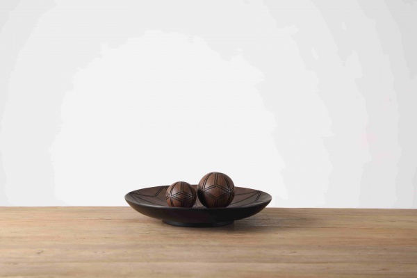 Nordic Ins Style Handmade Home Decor Dessert Plate Wooden Resin Crafts jewelry Tray for Home Decor