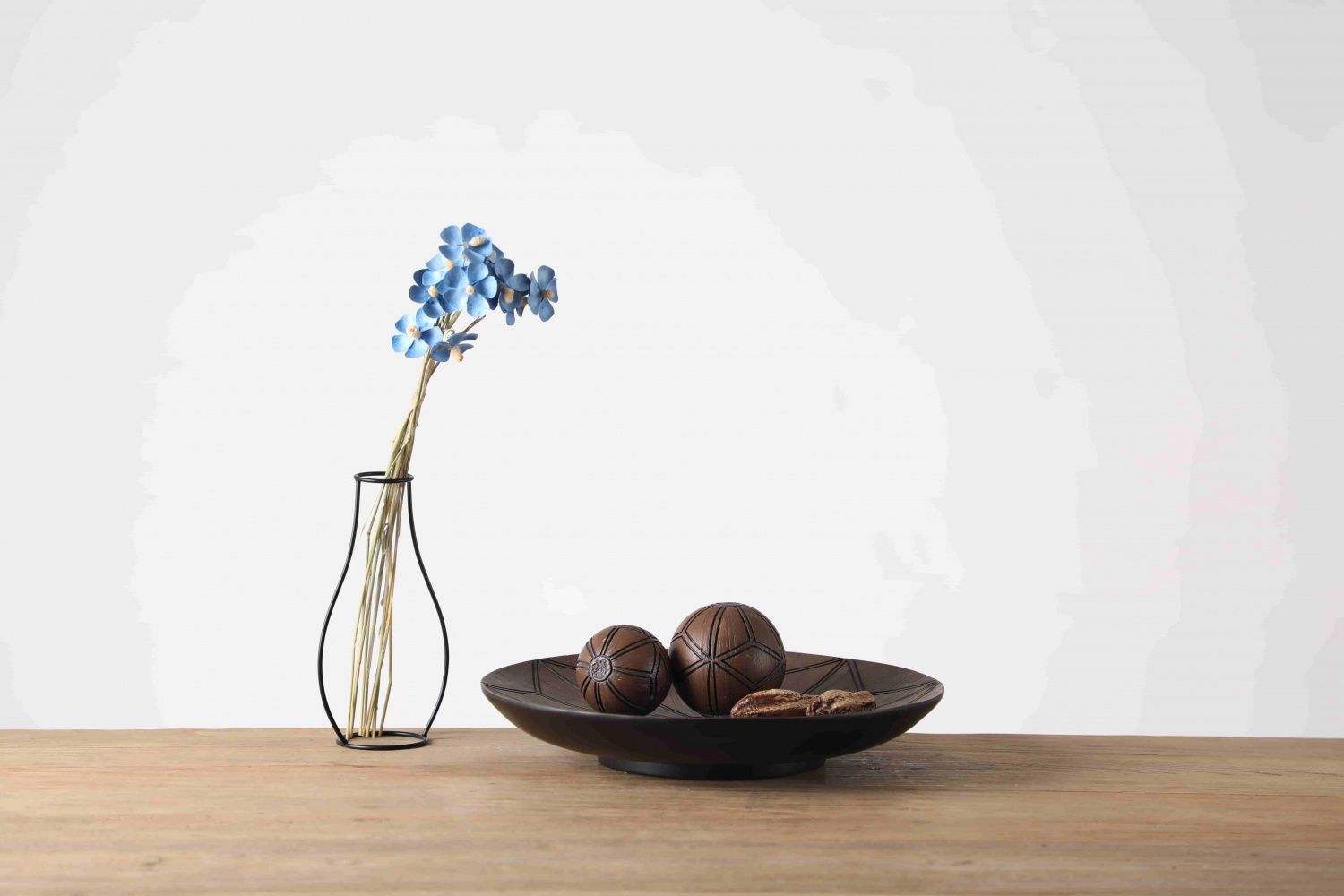 Nordic Ins Style Handmade Home Decor Dessert Plate Wooden Resin Crafts jewelry Tray for Home Decor