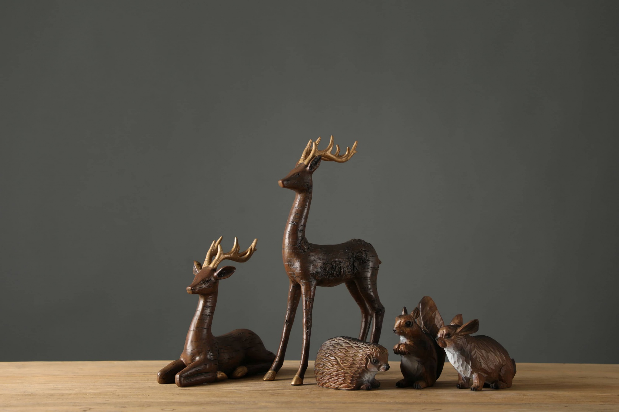 Wholesale Nordic Suit Home Decoration Accessories Resin Animal Sculptural Tabletop Statue Nordic Ornaments Home Decor