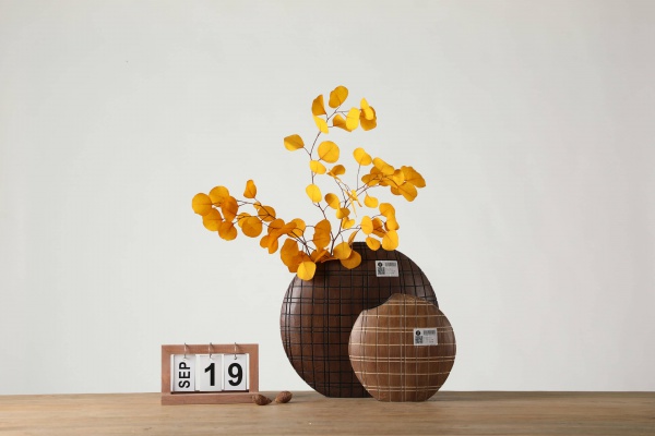 Modern Luxury Living Room Restaurant Home Decoration Pieces Table Top Ornaments Vases Decor Nordic Home Decor Resin Flower Vase
