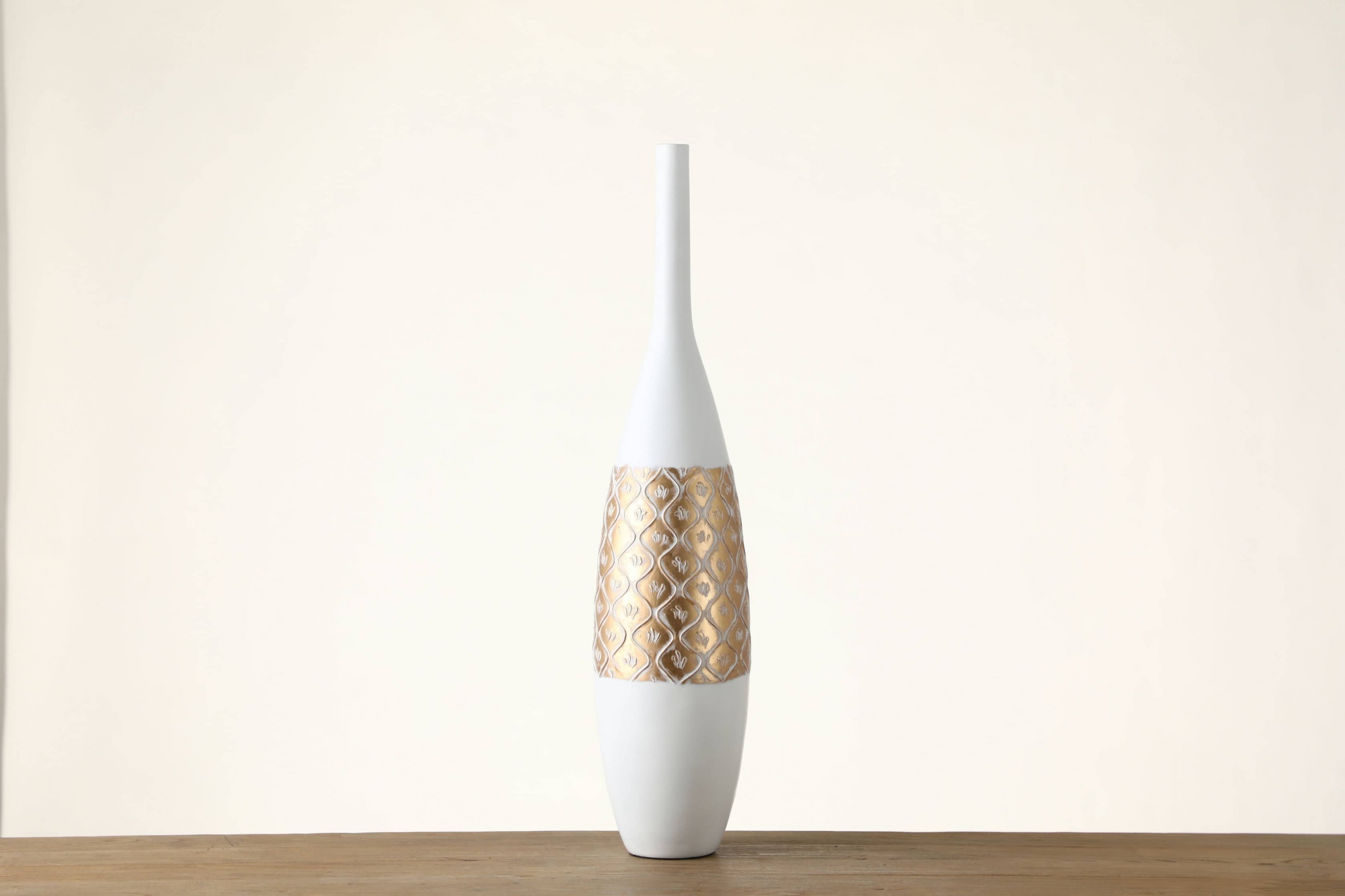 Wholesale Luxury Nordic Modern Home Hotel Decorative White and Gold Flower Vase Tall Table Decoration Vase for Flower