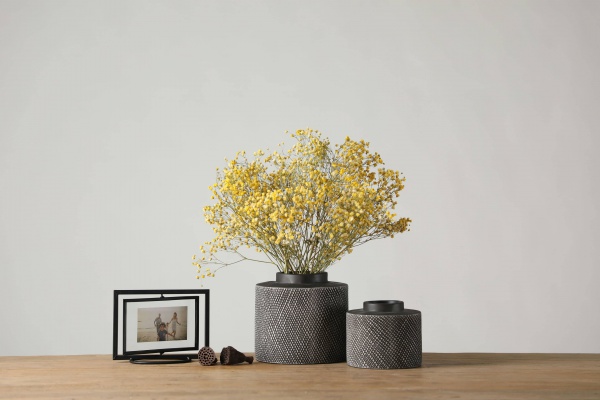 Modern Nordic Home Hotel Decoration Ornament Small Resin Vase Gift Vintage Antique Home Decor Handmade Art Flower Vase