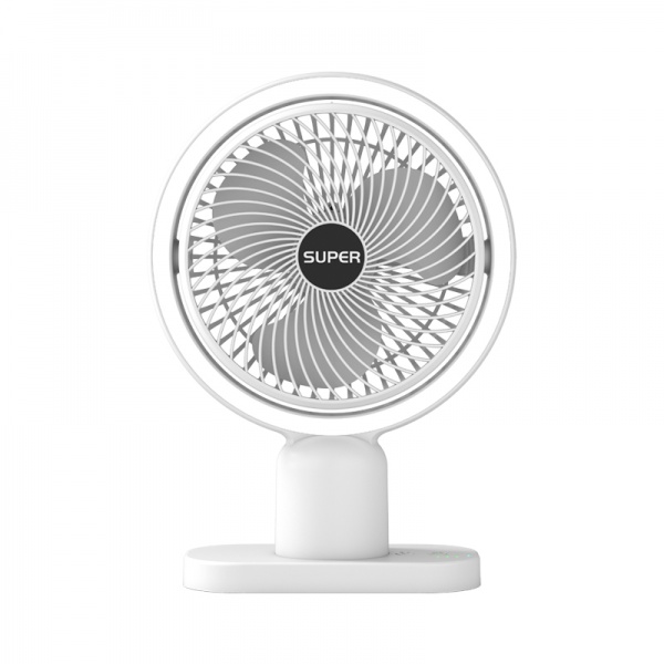 Supplementary lighting fan