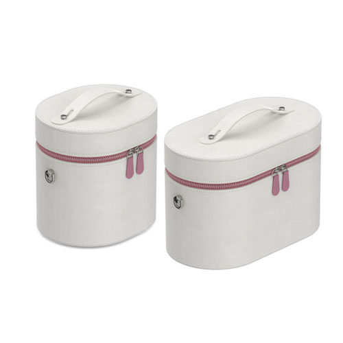 Bucket-Shaped Leather Case