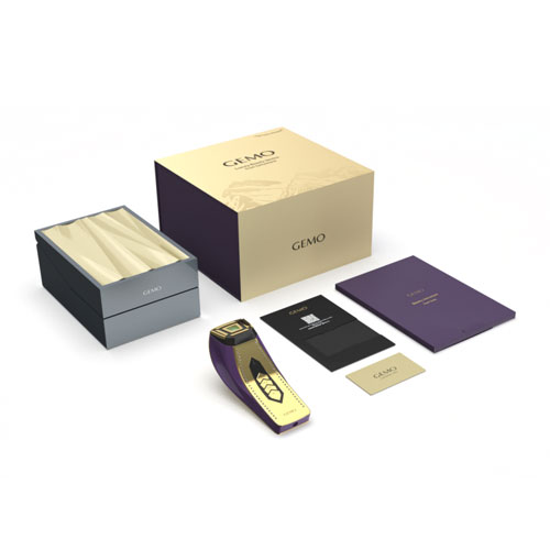 Piano lacquer flip structure RF beauty device leather box