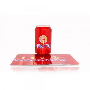 3D foil stamp （three-dimensional foil stamp） effect of thermal shrinkable film sleeve label